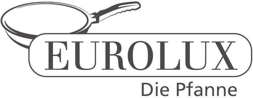 EUROLUX Guss Bratentopg 28 cm H 12 cm für alle Herdarten geeignet, Ceramikoberfläche - PFOA-Frei - M
