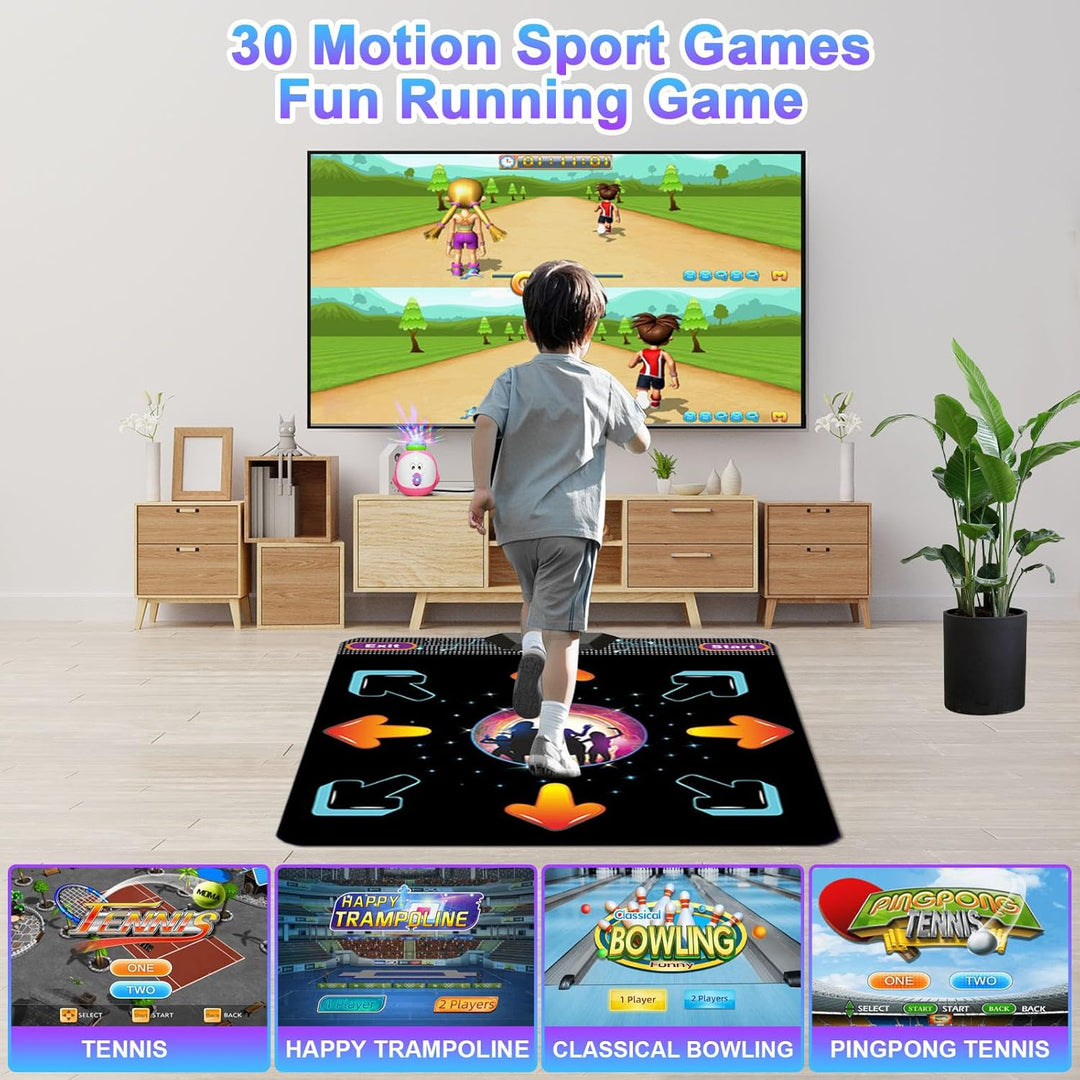 Electronic Single Dance Pad,Tanzmatte für Kinder und Erwachsene, Musikalisches elektronisches Tanzsc
