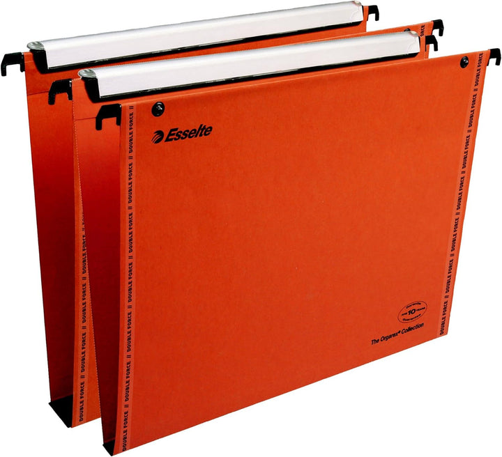 Esselte 49971 Hängeregister, 15 bis 30 mm, A4, Orange, 10 Stück orange A4, orange A4