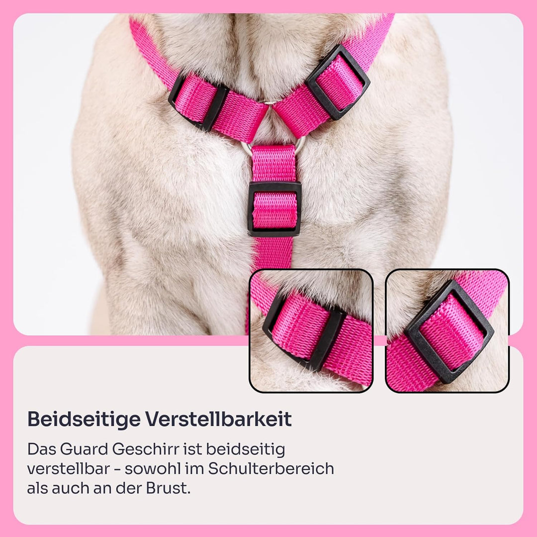 Chaba Guard Hundegeschirr Kleine Mittelgrosse Hunde Anti Zug & Würgen Geschirr Hund Klein mit Kontro
