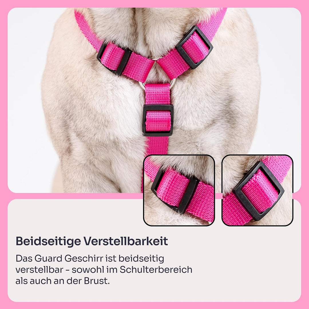 Chaba Guard Hundegeschirr Kleine Mittelgrosse Hunde Anti Zug &amp; Würgen Geschirr Hund Klein mit Kontro