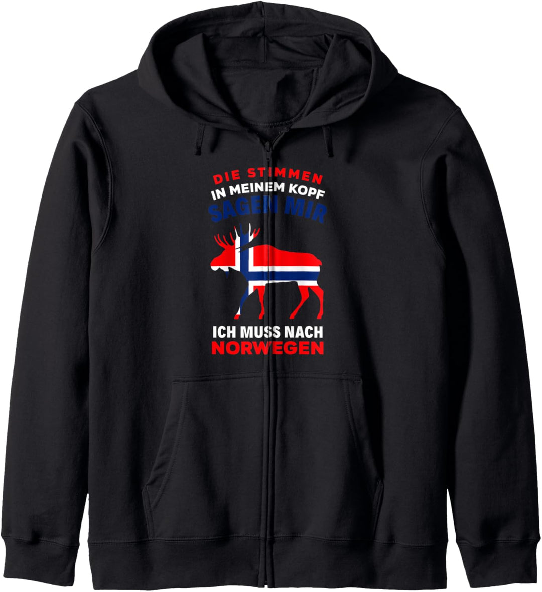 Ich Muss Nach Norwegen Reise Urlaub Spruch Lustiges Norwegen Kapuzenjacke