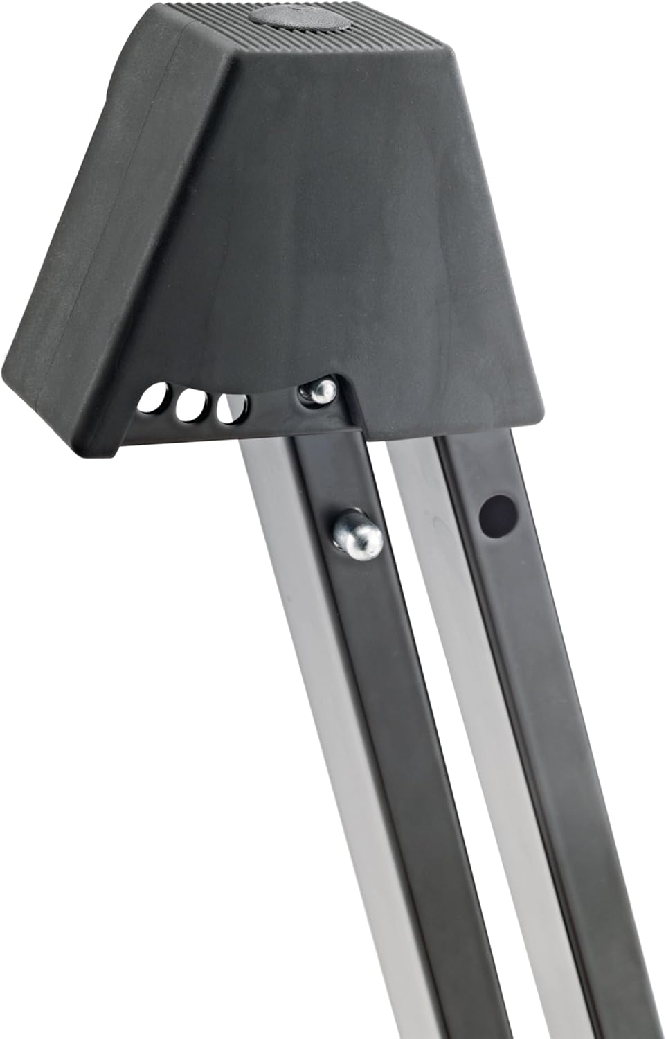 K&M 17540 E-Gitarrenständer Schwarz - 22 cm bis 35 cm Breite - niedriger Ständer für elektrische Git