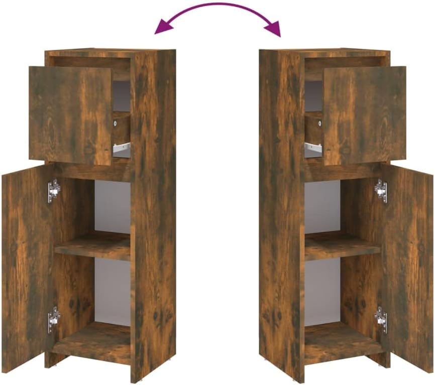 homiuse Waschbeckenunterschrank Badezimmerschrank Badezimmer Möbel Badschrank Badunterschrank Badmöb