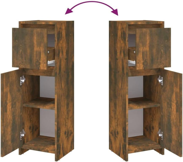homiuse Waschbeckenunterschrank Badezimmerschrank Badezimmer Möbel Badschrank Badunterschrank Badmöb