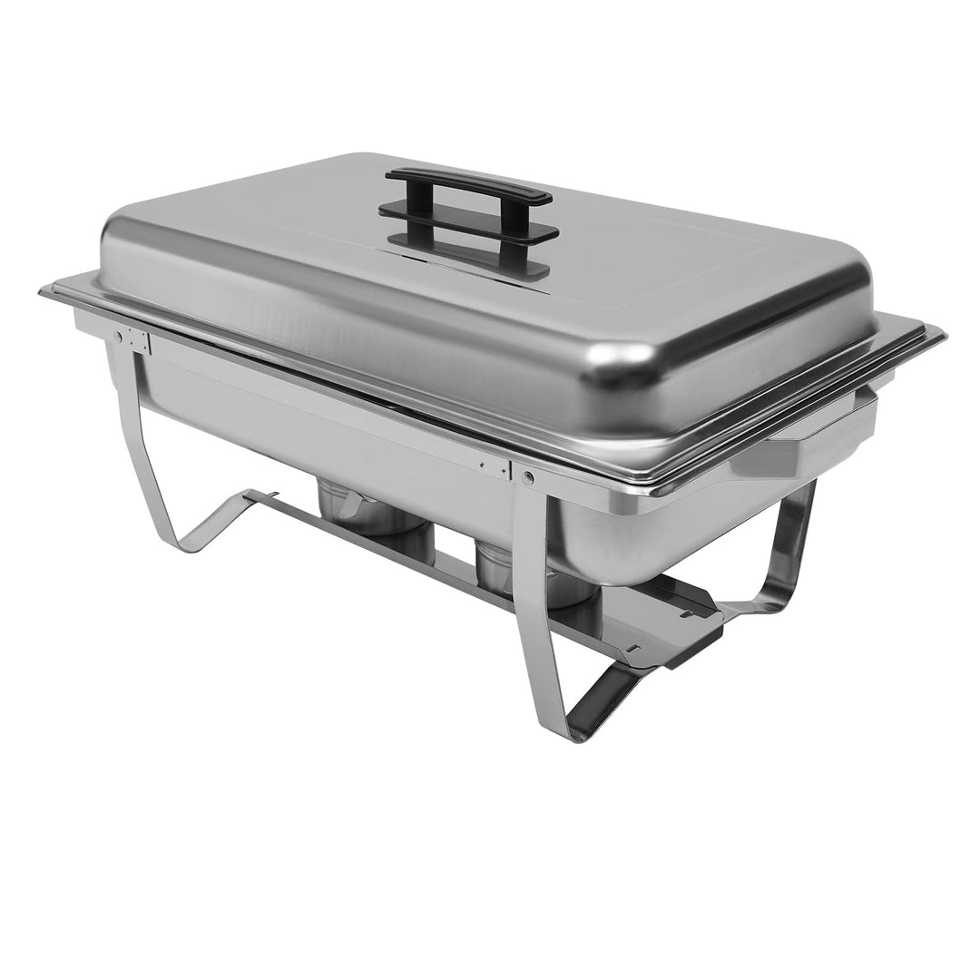 Edelstahl Buffetwärmer Speisenwärmer Chafing Dish Buffet Set - Food Warmer Warmhaltebehälter 8.98Qt