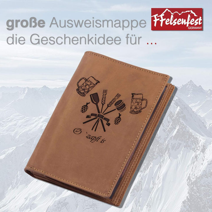 FFelsenfest Ausweistasche mit Zunft-Motiv Brauer & Mälzer