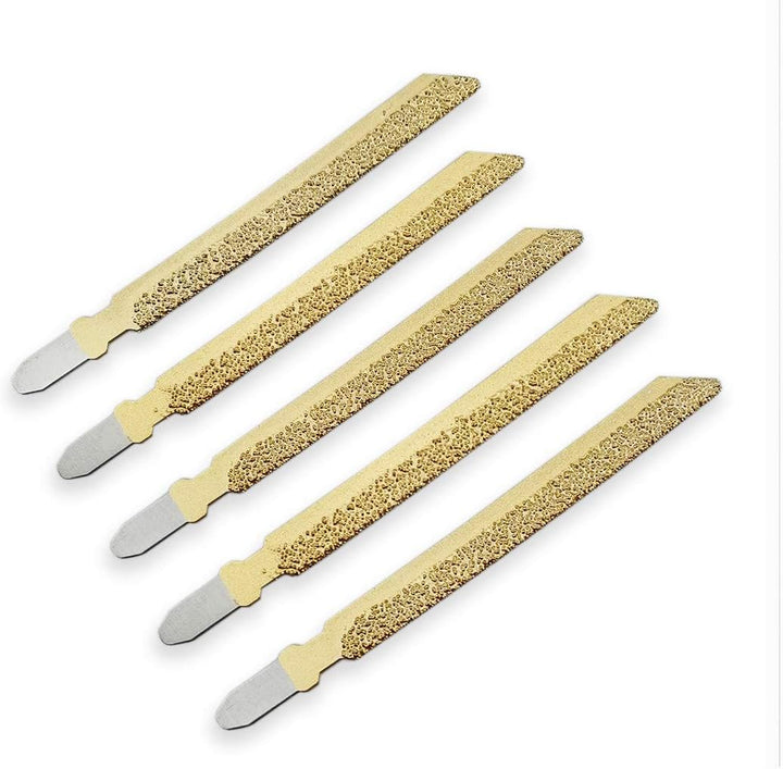 SHDIATOOL Diamant-Stichsägeblätter für Granit Marmor Fliesen Ziegel Kunststoff 5pcs 4 Zoll / 100mm H