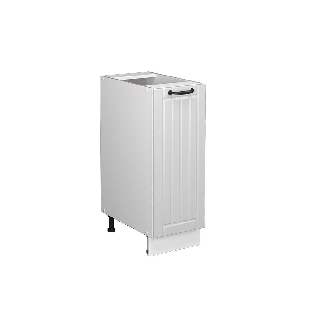 Vicco Apothekerschrank Fame-Line, Weiss, 30 cm ohne Arbeitsplatte Weiss Landhaus Apothekerschrank 30