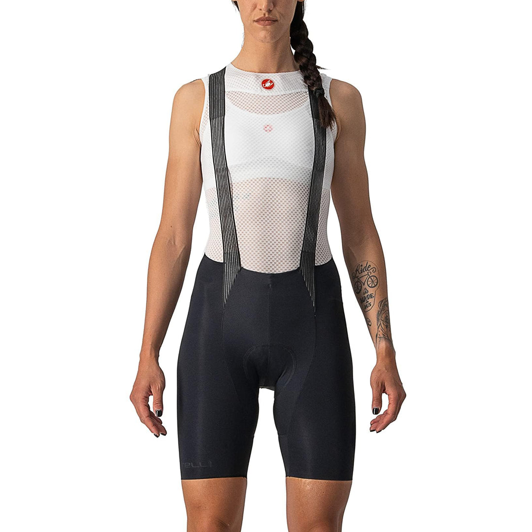 CASTELLI Damen Shorts Free Aero Rc W Bibshort, Schwarz-weiss