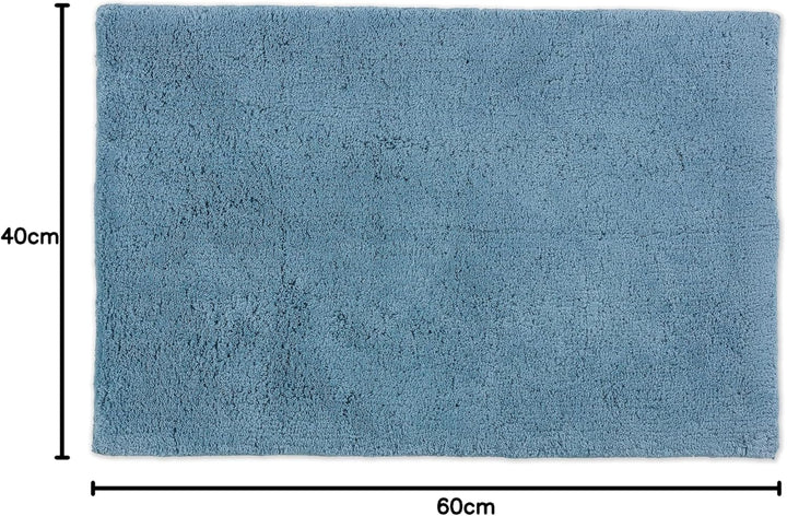 Schöner Wohnen Kollektion Badteppich 40 x 60 cm – beidseitig verwendbar – waschbar – 100% Baumwolle