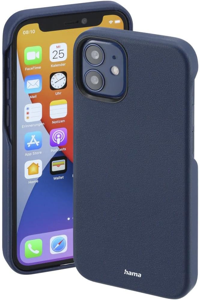 Hama Hülle für Apple iPhone 12 mini kompatibel mit MagSafe (Magnetische Hülle für induktives Laden,
