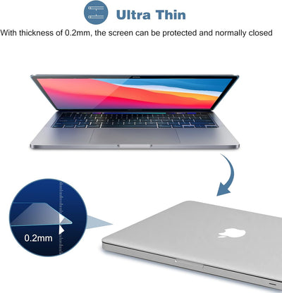 ProCase 2 Stück 9H Härte Displayschutzfolie für 13 Zoll MacBook Pro 13/ MacBook Air 13,Display Schut