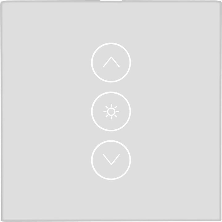 Luminea Home Control Schalter: 2er-Set Touch-Lichtschalter & Dimmer, für Alexa & Google Assistant (L