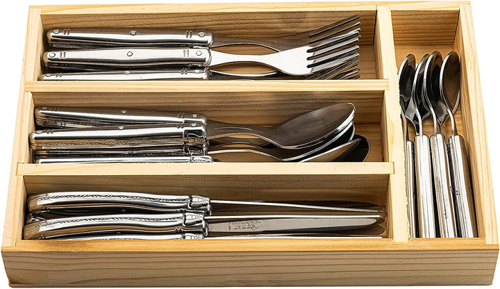 Laguiole Style de Vie Besteckset Premium Line, 24-teilig, Edelstahl, neues Modell