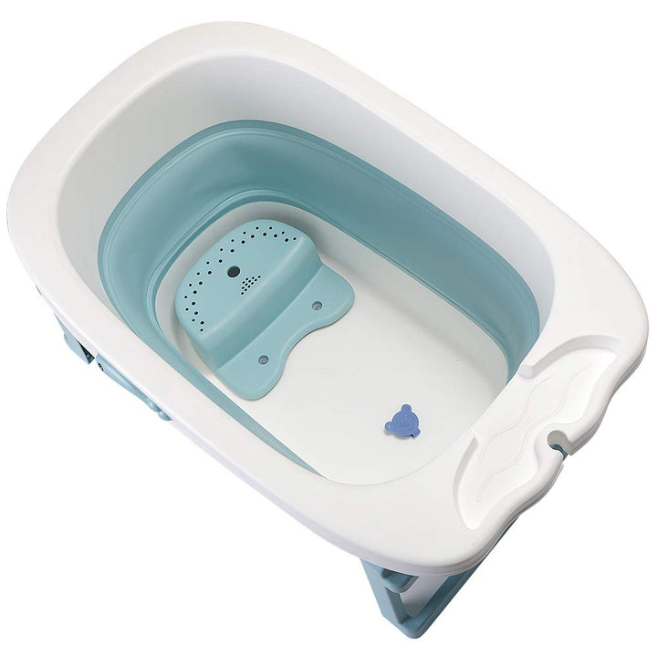 Supfine Babybadewanne, faltbar, faltbar, mit Badewannenkissen, für Mädchen oder Jungen, von Geburt b