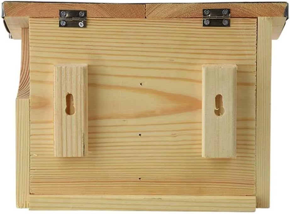 Esschert Design Eichhörnchen Futterhaus doppelt aus, 25,3 x 17,6 x 18,7 cm, Nistkasten, Futterstatio