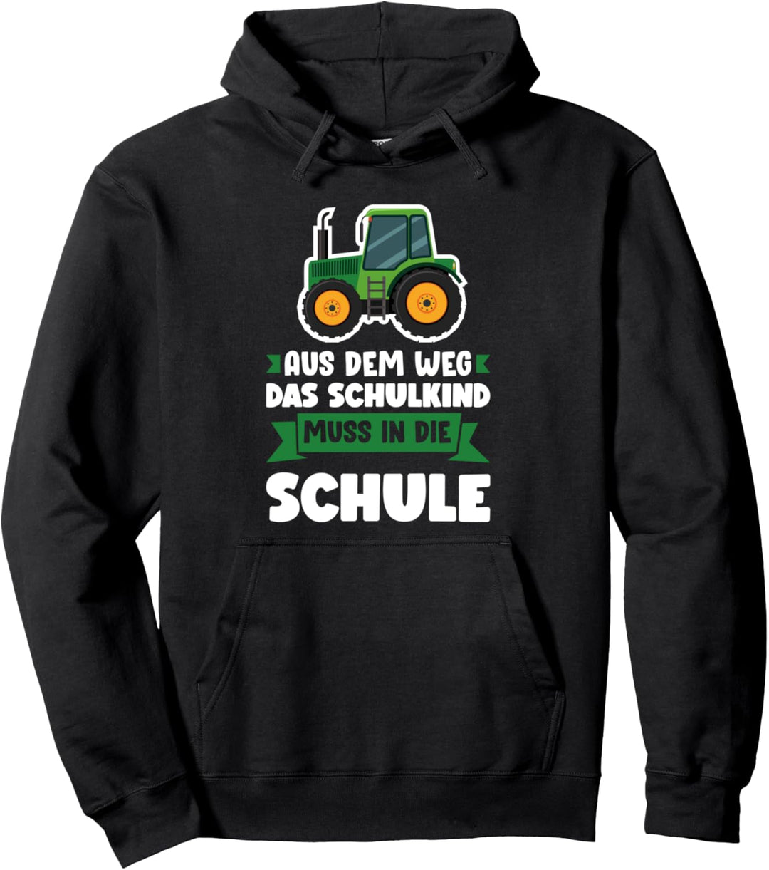 Schulkind Schulanfang Feuerwehrauto Pullover Hoodie