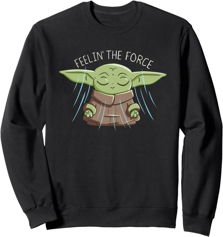 Star Wars The Mandalorian The Child Feelin' The Force Sweatshirt