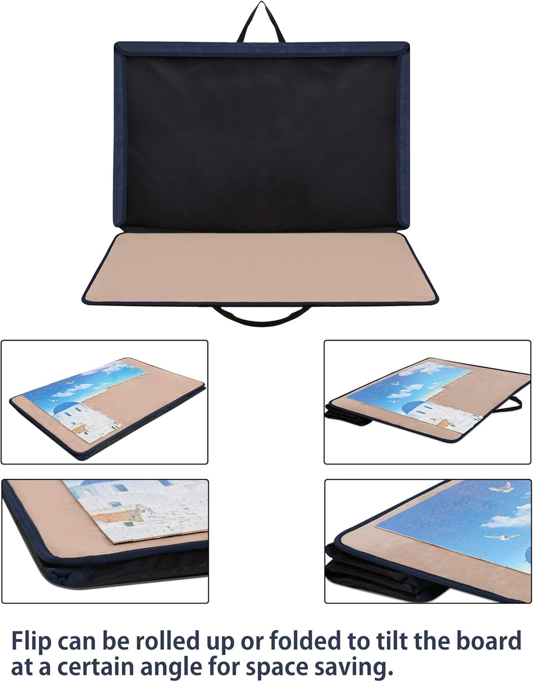 Becko Jigsaw Puzzle Board Tragbarer Puzzle-Koffer/Puzzle-Aufbewahrung/Puzzle-Sparer/Puzzle-Speichers