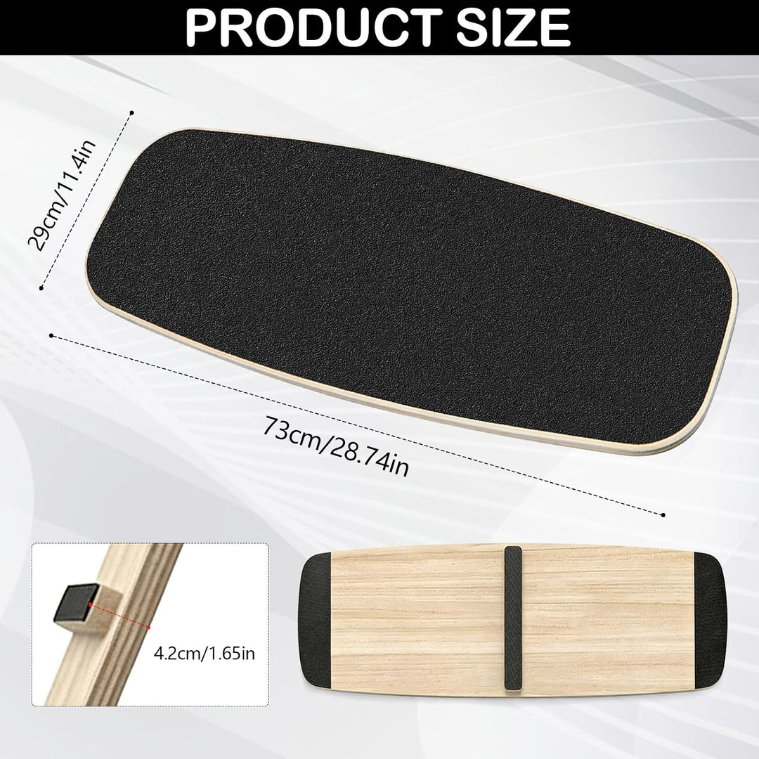 Golf Balance Board, 75 x 30 cm Golfschwung Druckbett Schwungtrainer, 150 kg Tragkraft, Gewichtsverla