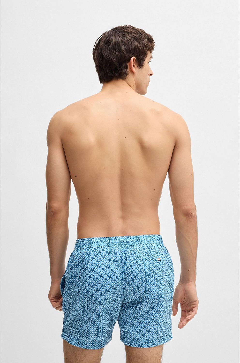 BOSS Herren Vibe Swim Short S Hellblau455, S Hellblau455