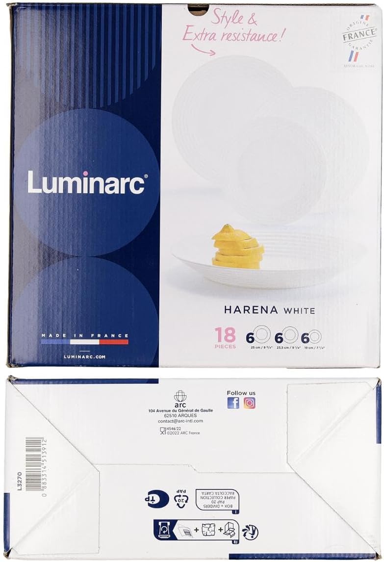 Arc Harena Tafelservice, Messing, 18 Einheiten