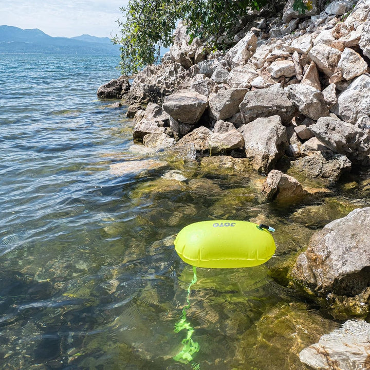 JOTO (2Stück Schwimmboje,Gut Sicherheit beim Schwimmen,Ultraleichte Swim Bubble Sicherheitsboje Absc