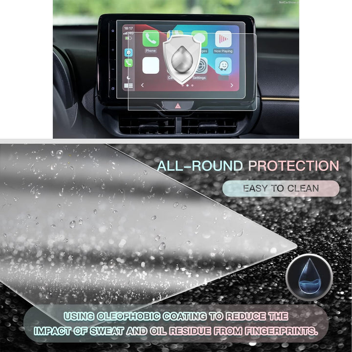 CDEFG Kompatibel mit Toyota Yaris Cross 2021-2023 Navigation Schutzfolie 4H Kratzfest Yaris Cross 9