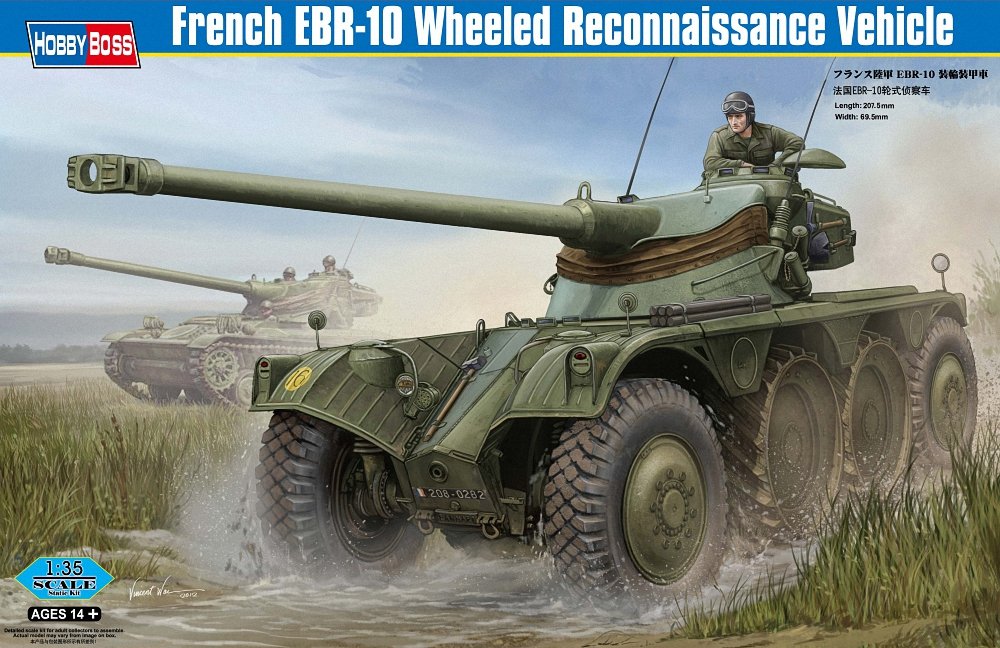 Hobby Boss 82489 Modellbausatz French EBR-10 Wheeled Reconna. Vehicle