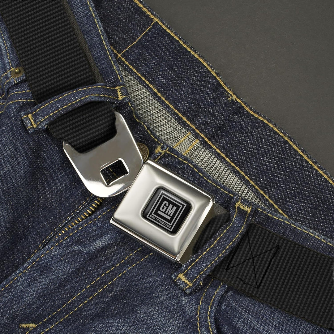 Buckle-Down Sicherheitsgurt, 2,5 cm breit, 50,8 cm lang, Schwarz - mehrfarbig - 4 cm Breit-61 cm- 97