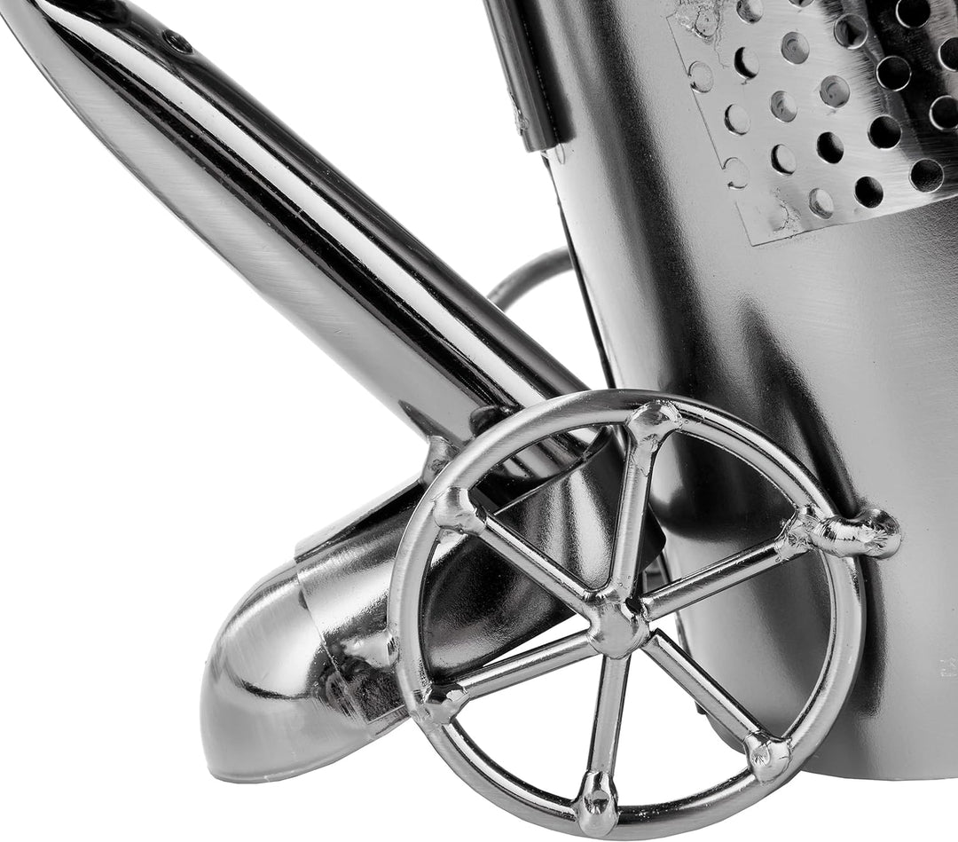 BRUBAKER Flaschenhalter Golfspieler beim Abschlag Metall Skulptur Geschenk mit