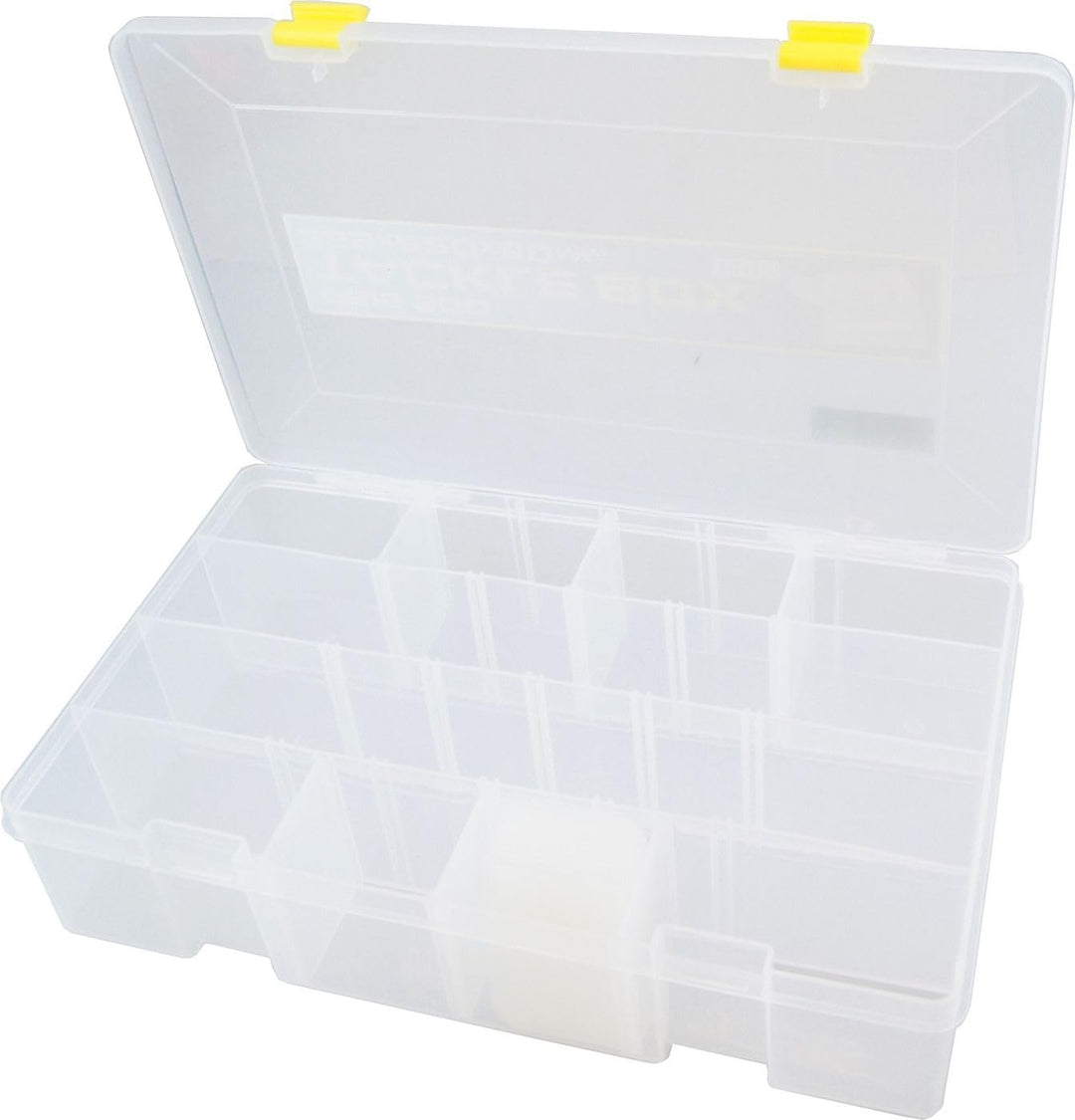Spro Tackle Box 35,5x22x8cm - Tacklebox für Wobbler & Gummiköder, Köderbox für Blinker, Spinner & Gu