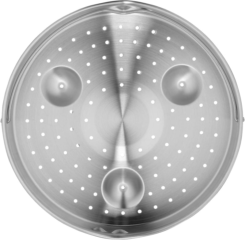 Silit Sicomatic Schnellkochtopf Dampfgarer Einsatz, Edelstahl Dünsteinsatz 5,5 cm, gelocht, für Schn