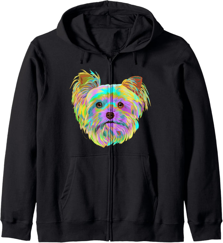 Splash Hund Yorkshire Terrier Kapuzenjacke