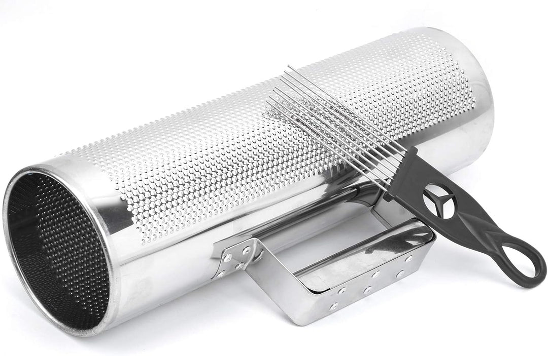Metal Guiro Shaker mit Scraper Music Teaching Aids Percussion Instrument