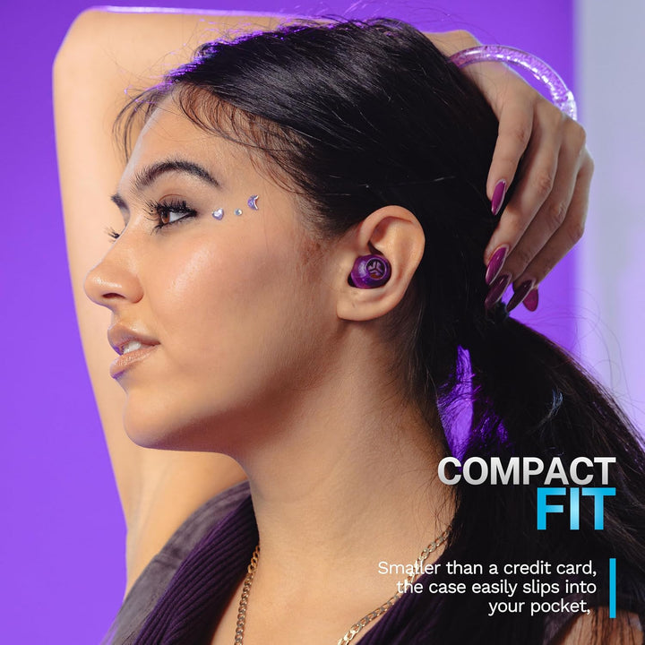 JLab Go Pop ANC In Ear Kopfhörer Bluetooth, Active Noise Cancelling kabellose Kopfhörer 24+ Std. Spi