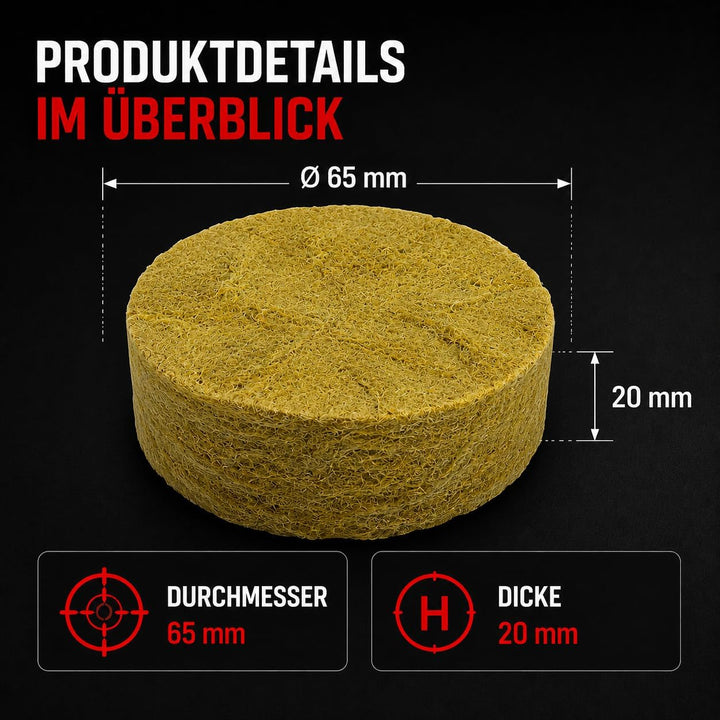 Mineralwolle Rondelle für WDVS - 100 St. - Fassadendämmung/Wärmedämmung/Mineralwolle Scheiben Abdeck
