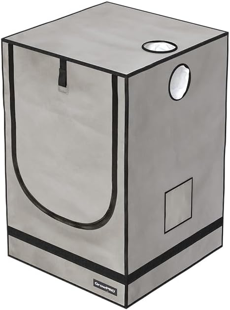 GrowPRO 4.0 Growbox 60x60x90cm | Growzelt in Zwei Farben: Beige oder Chive (Beige), Beige