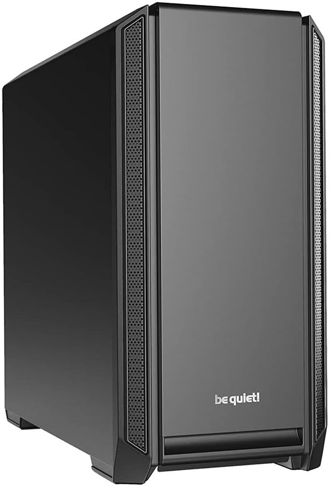 be quiet! Silent Base 601 Black PC-Gehäuse, 2X Pure Wings 2 140mm Lüfter, bis 360mm Radiator, E-ATX