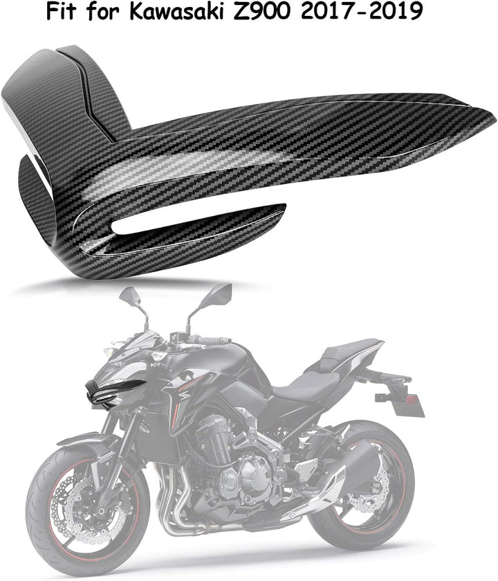 PSLER® Motorrad-Frontverkleidung Nasenabdeckung für Kawasaki Z900 2017-2019 (Kohlenstoff), Kohlensto