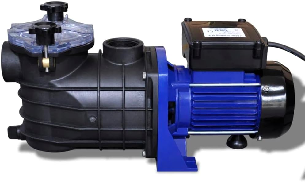 vidaXL Schwimmbadpumpe 500W Elektronik Pumpe Umwälzpumpe Poolpumpe Filterpumpe 9000 l/h, 9000 l/h