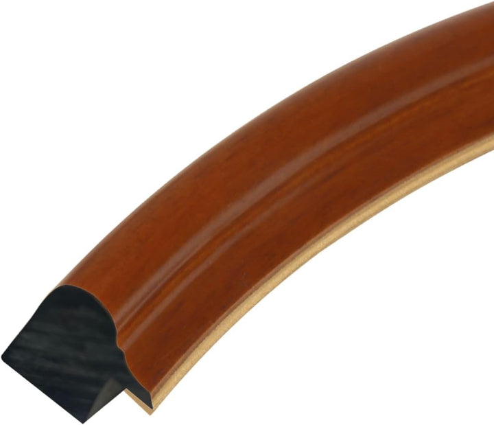 Bilderrahmen Oval Gre (Bild): 24 Cm H X 18 Cm B 18 x 24 cm Braun, 18 x 24 cm Braun