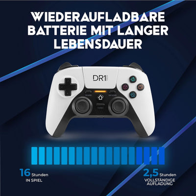DR1TECH ShockPad II Controller Für PS4 / PS3 Kabelloser - Gaming Joystick DESIGN NEXT-GEN Kompatibel