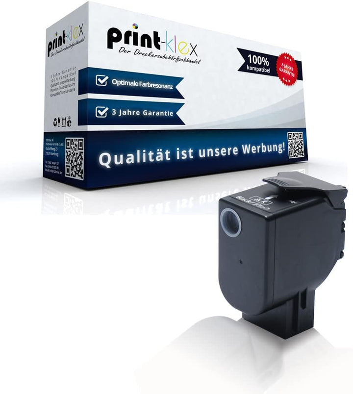 Print-Klex Austausch XXL Tonerkartusche kompatibel für Lexmark C 2325 Series C 2325 dw C 2425 Series