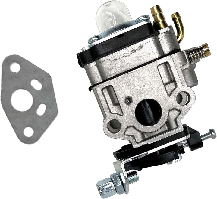 BOOSTI Vergaser mit Dichtung Zündkerze für Scheppach MFH 3300-4P, Sunseeker SK-C33/SS Motorsense Fre