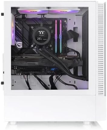 Thermaltake View 200 TG ARGB Snow | ATX Mid Tower Chassis