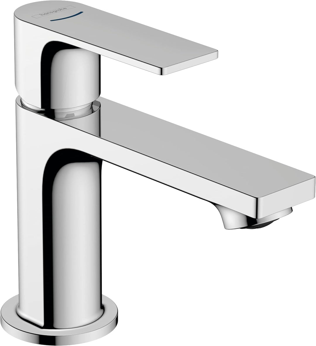 hansgrohe Standventil Rebris E, Wasserhah Bad für Kaltwasser mit Auslauf Höhe 80 mm, Badarmatur wass
