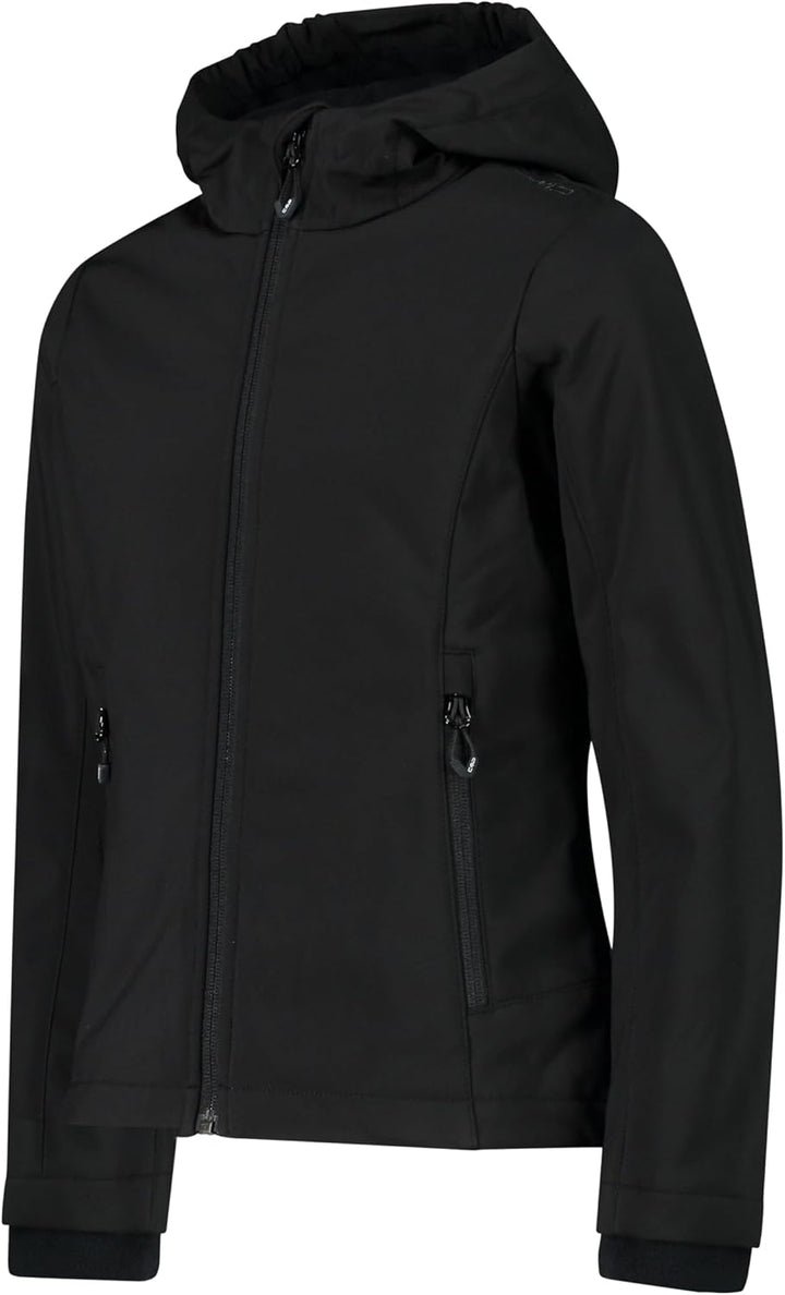CMP Kinder Softshell Hoodie Jacke Softshelljacke Outdoorjacke 3 Jahre Schwarz, 3 Jahre Schwarz