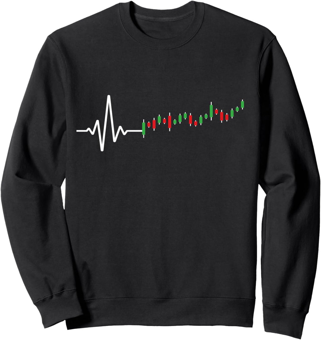 Aktie Investor Herzschlag Stocks Gift For Stock Traders Sweatshirt